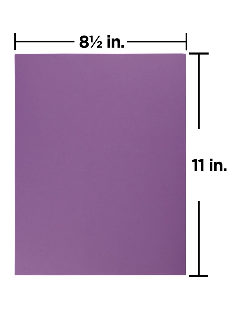 JAM PAPER Colored 24lb Paper - 90 gsm - 8.5 x 11 - Violet Recycled - 50 Sheets/Pack - Image 4